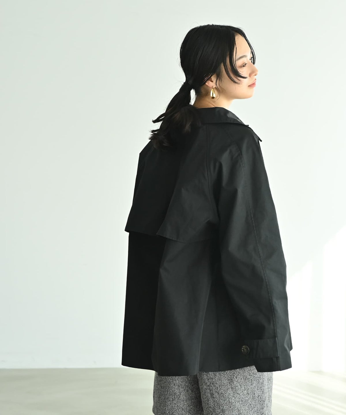 着用イメージ 167cm ブラック