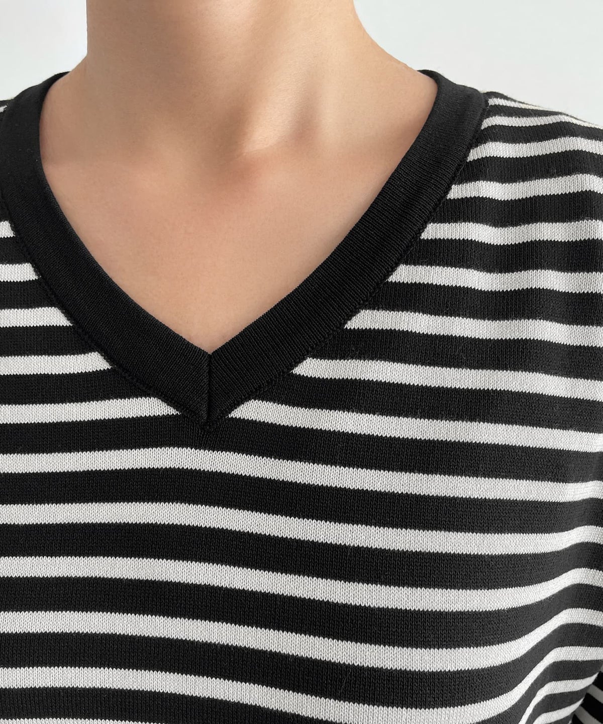 着用イメージ 163cm ブラックミックス