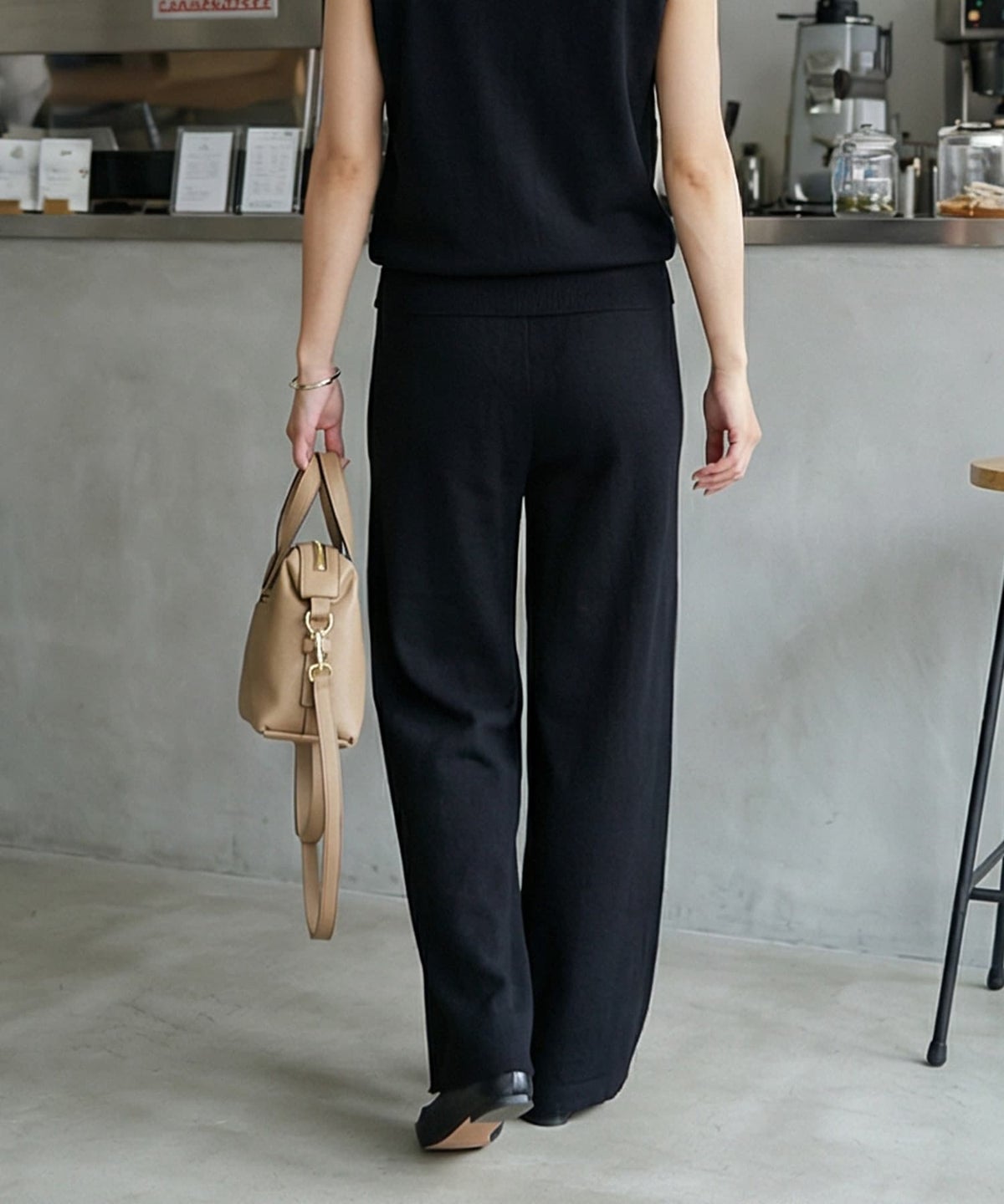 着用イメージ 163cm ブラック