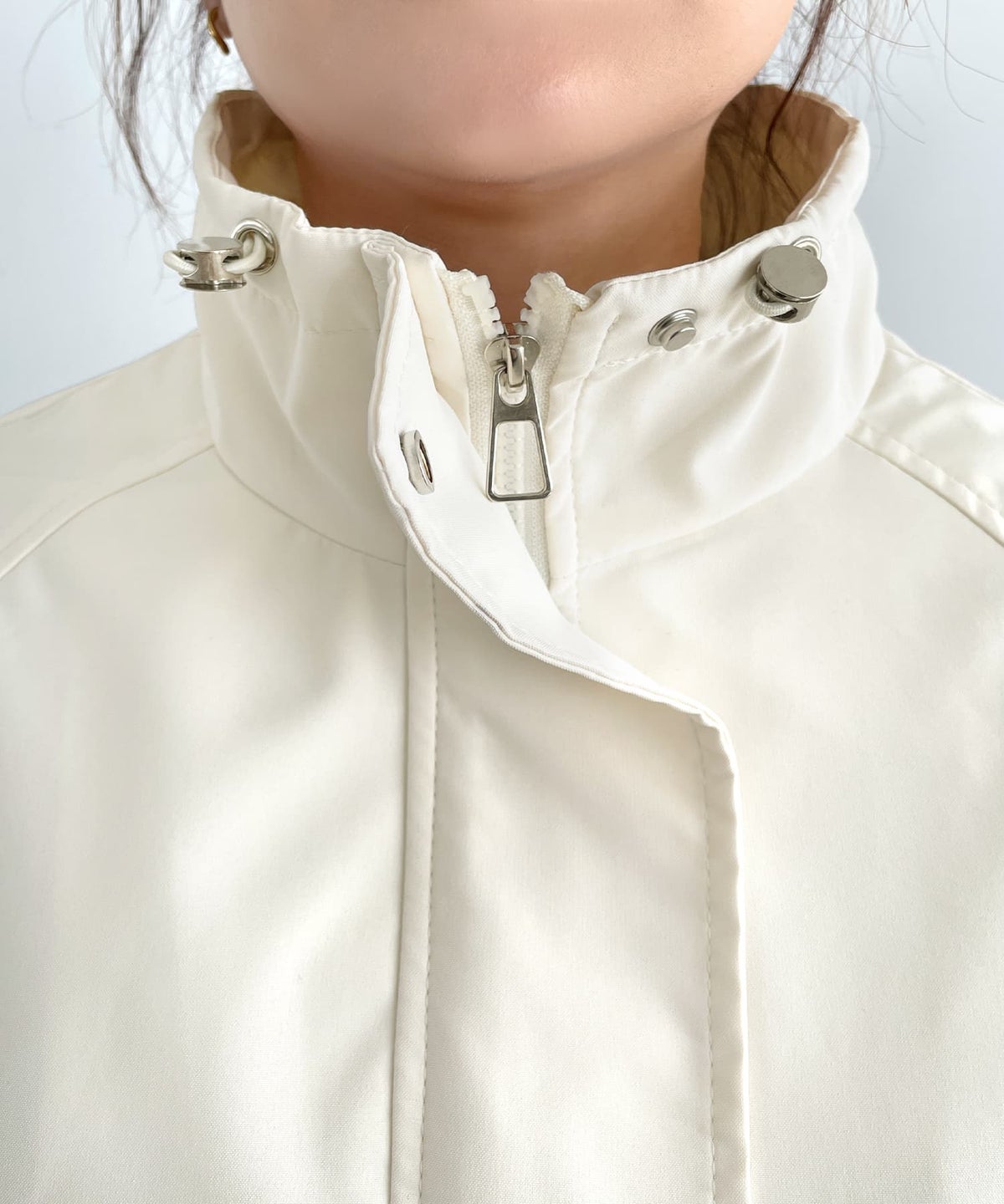 着用イメージ 163cm エクリュ