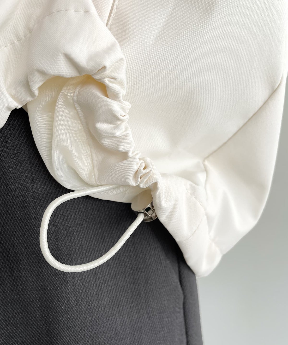 着用イメージ 163cm エクリュ