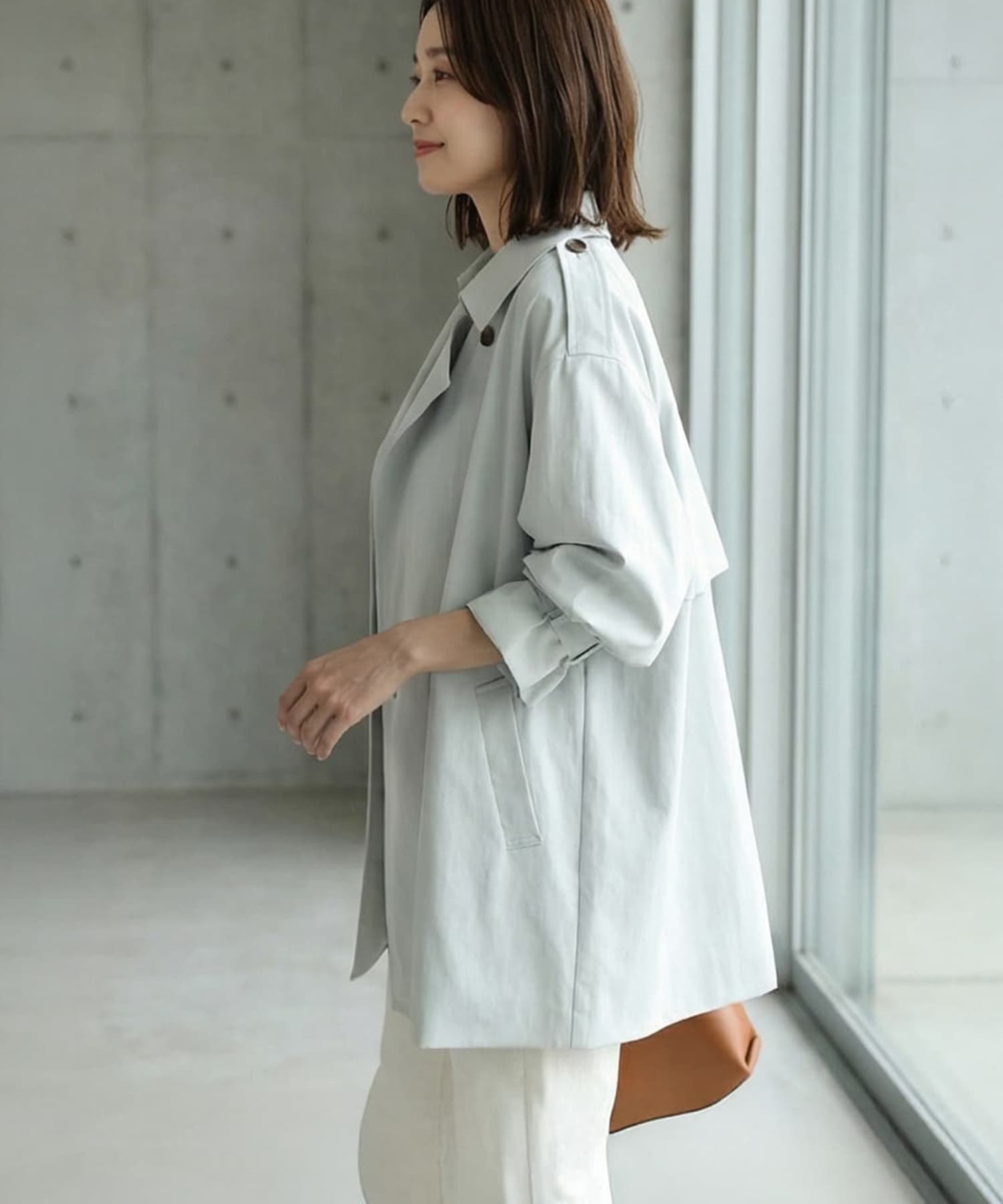 selection】ショート丈トレンチコート | おしゃれな大人レディース