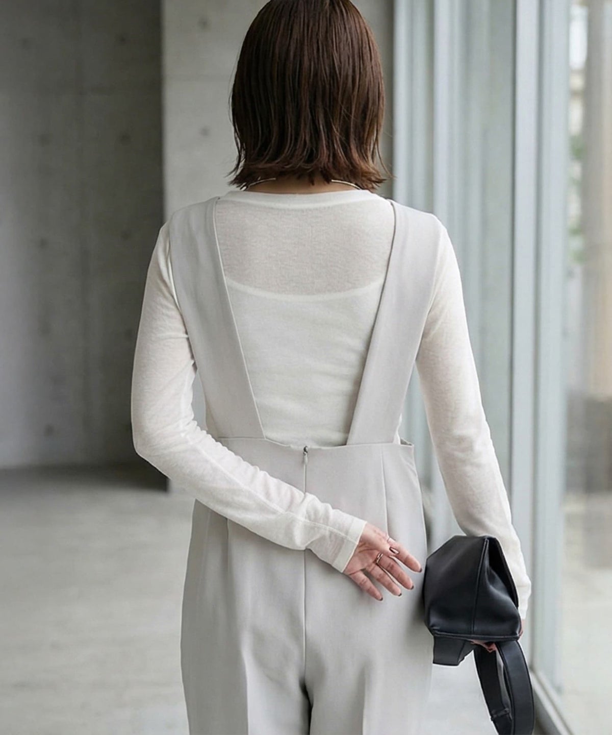 着用イメージ 163cm サンドベージュ