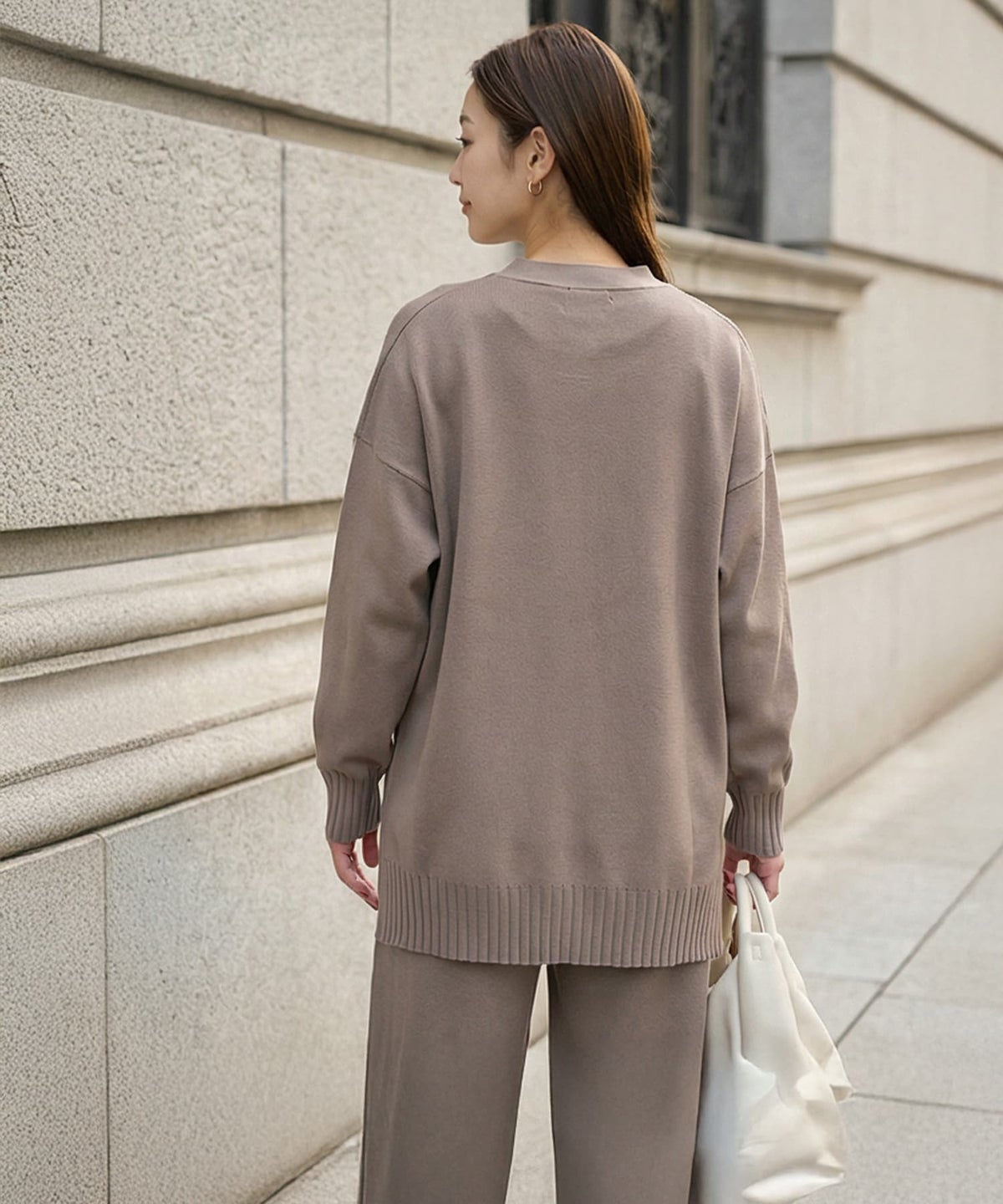 着用イメージ 163cm モカ