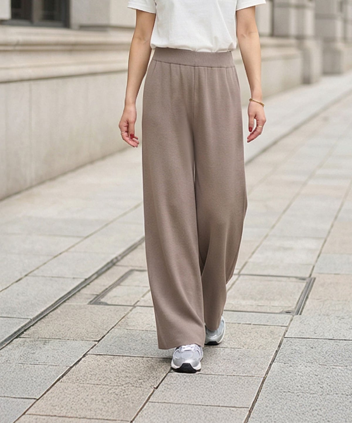 着用イメージ 163cm モカ