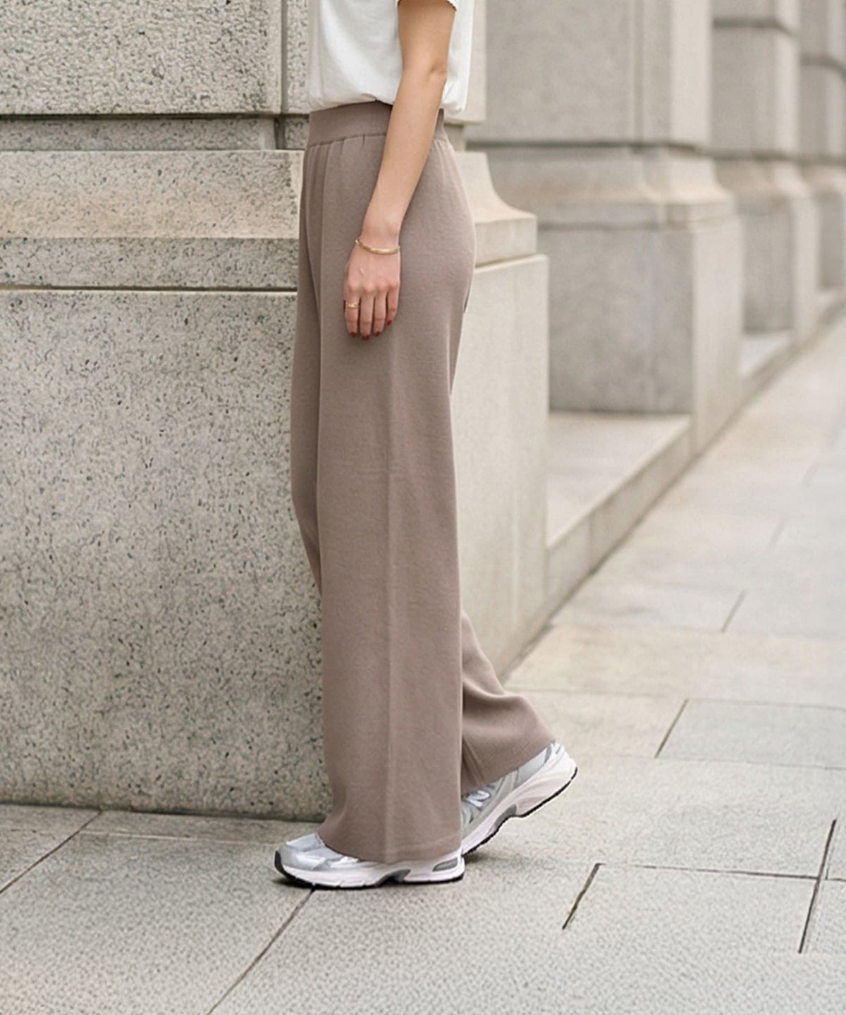 着用イメージ 163cm モカ