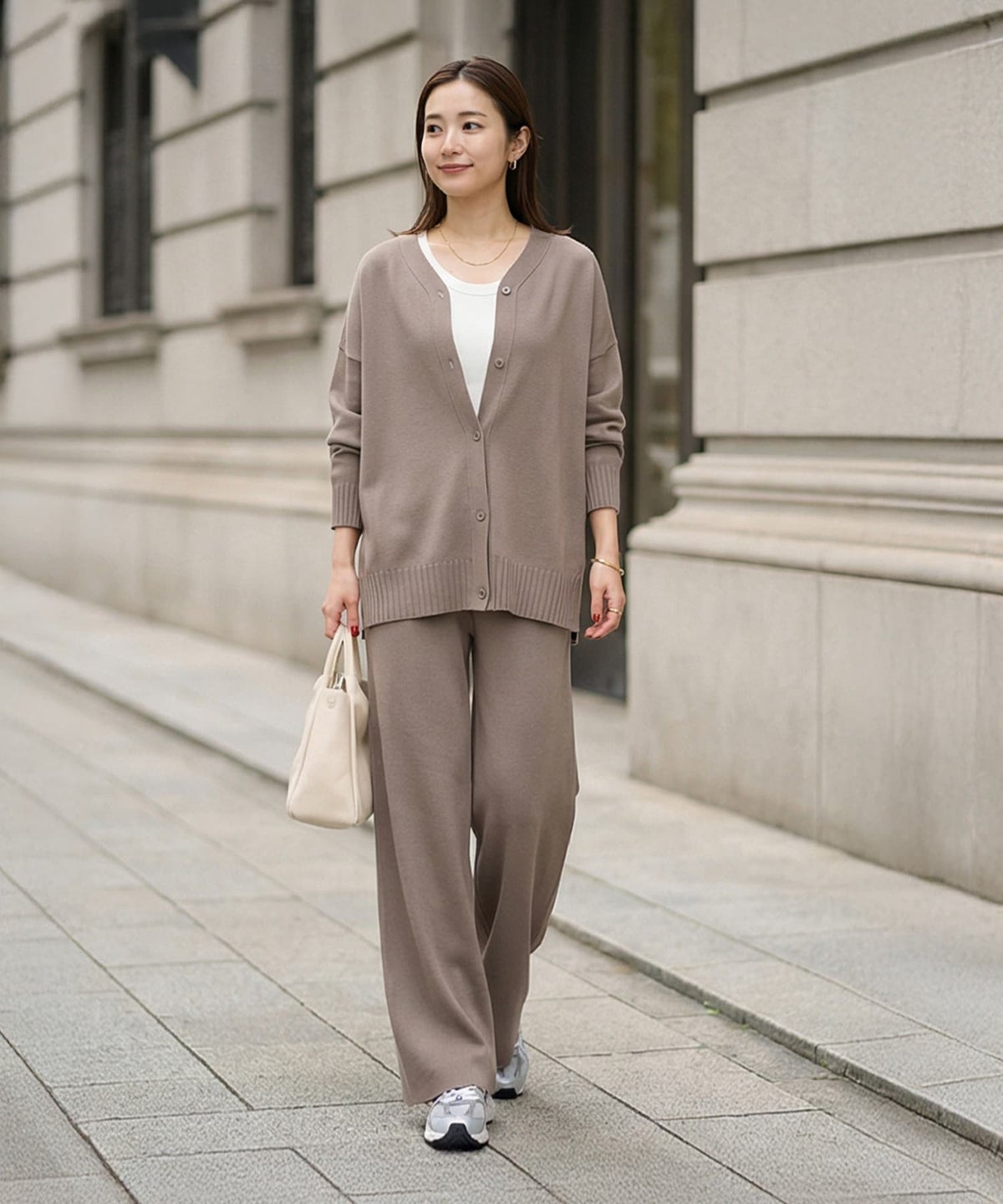 着用イメージ 163cm モカ