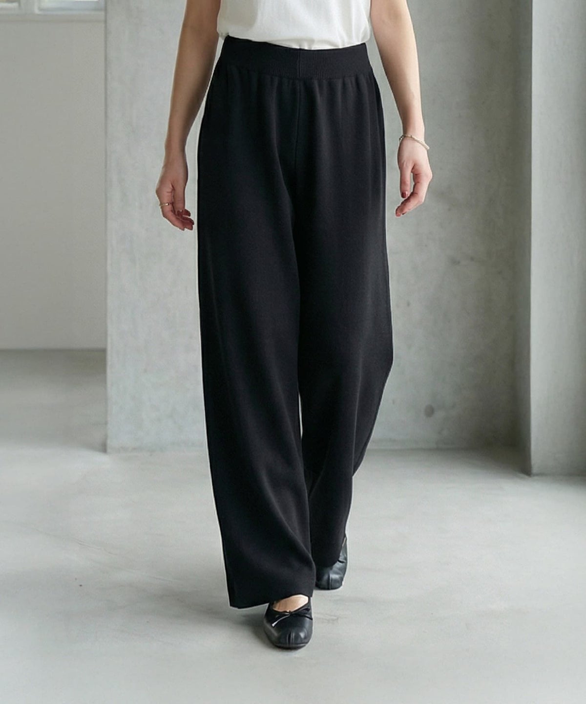 着用イメージ 163cm ブラック