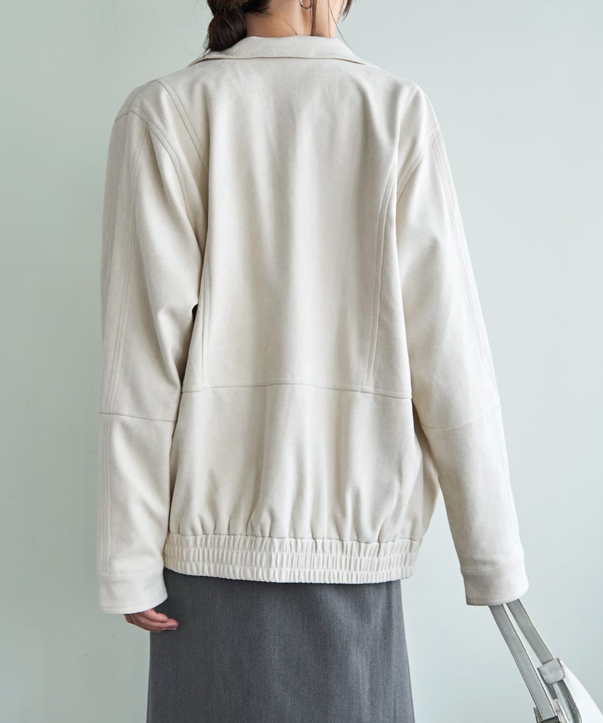 着用イメージ 166cm エクリュ