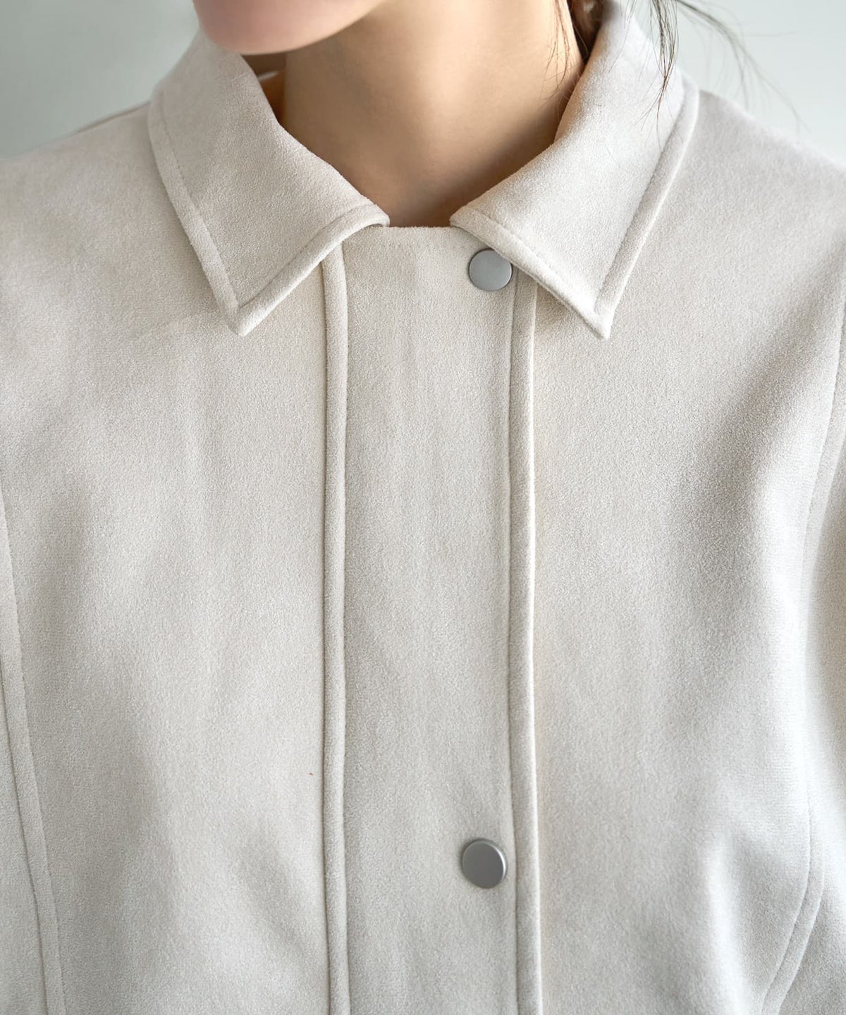 着用イメージ 166cm エクリュ