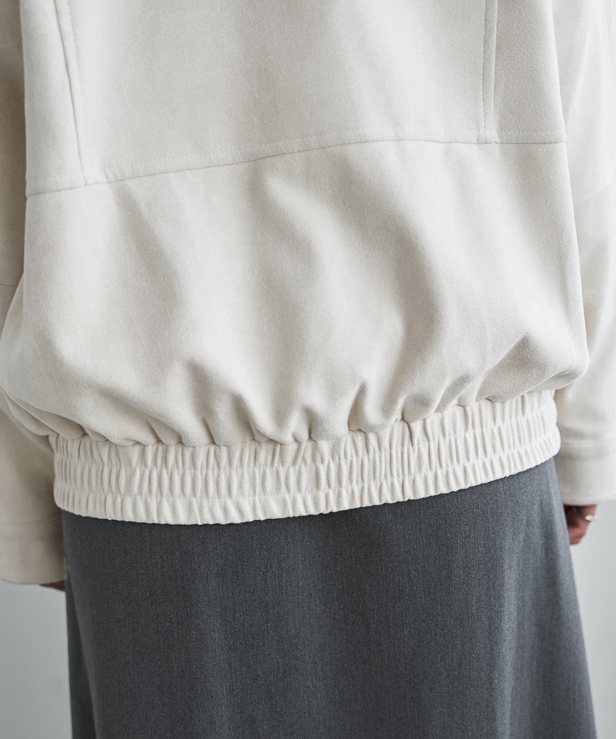 着用イメージ 166cm エクリュ