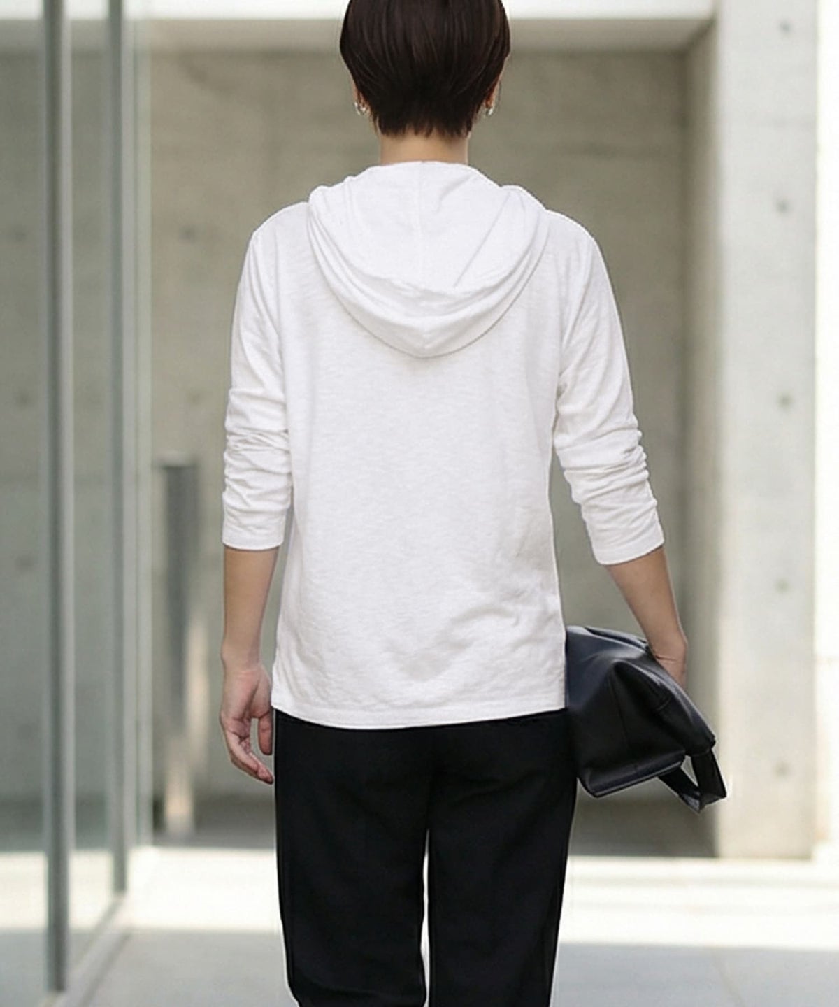 着用イメージ 163cm ホワイト