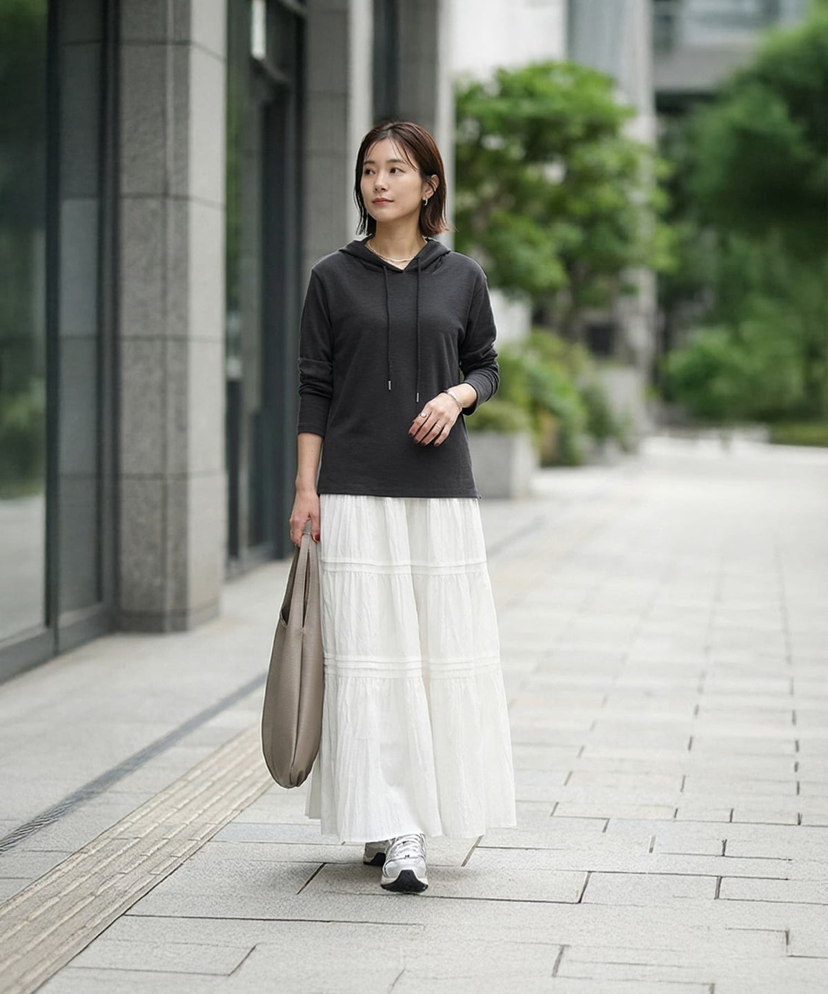 着用イメージ 163cm ブラック