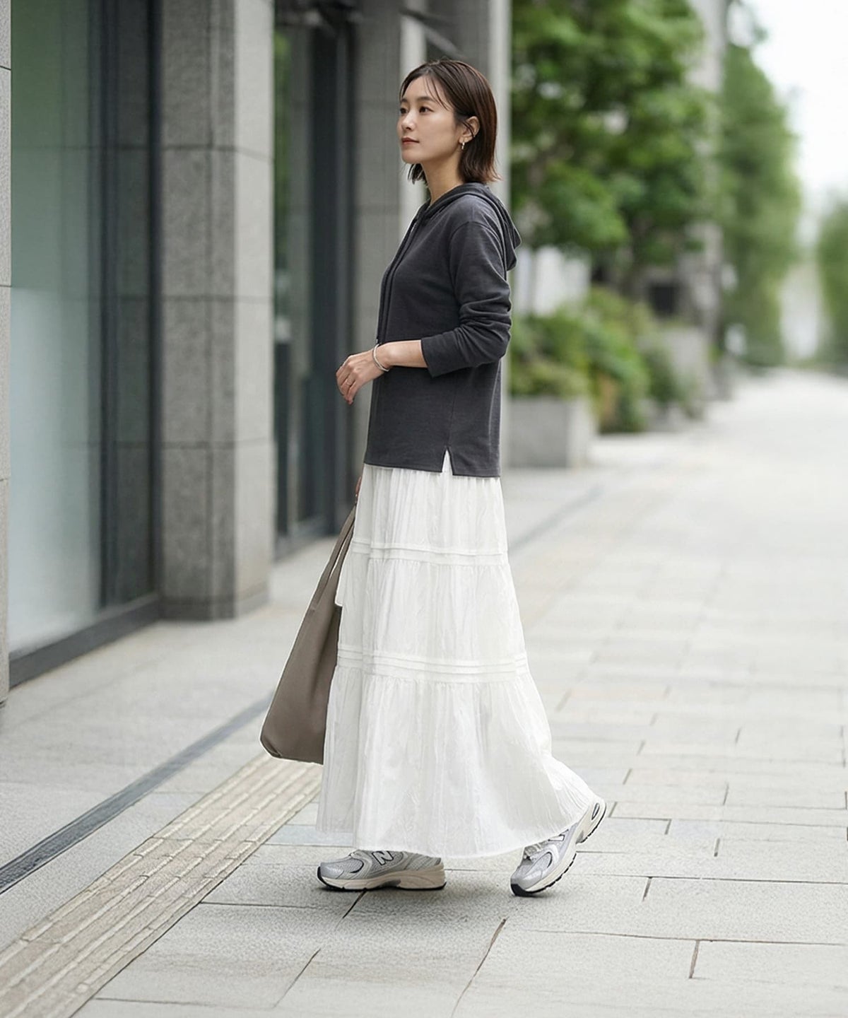 着用イメージ 163cm ブラック