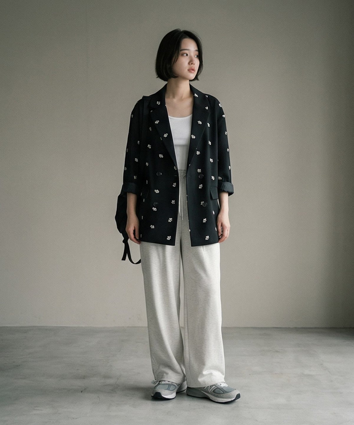 着用イメージ 165cm ブラック