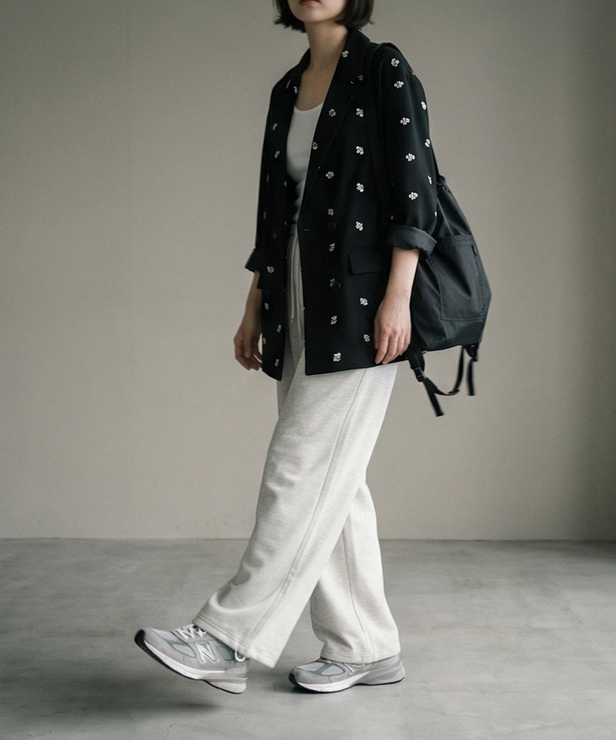 着用イメージ 165cm ブラック