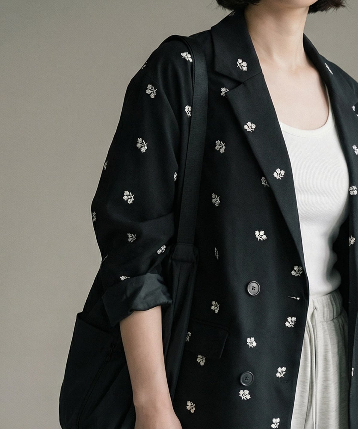 着用イメージ 165cm ブラック