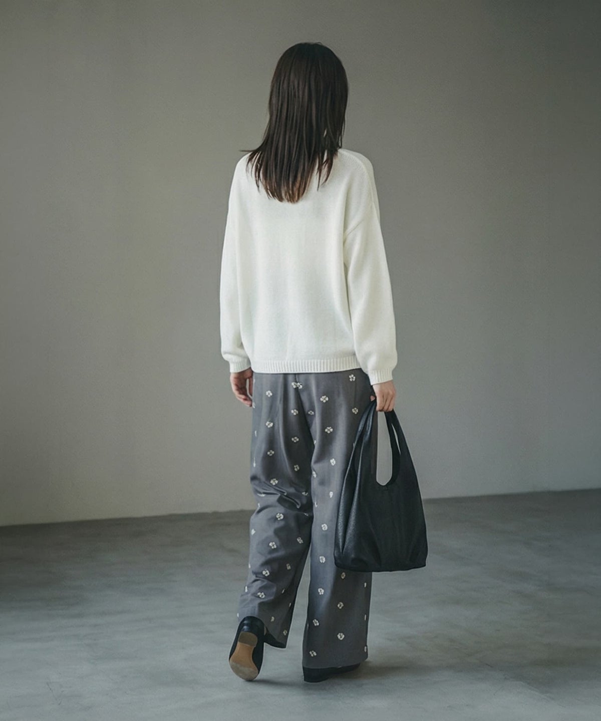 着用イメージ 170cm グレー