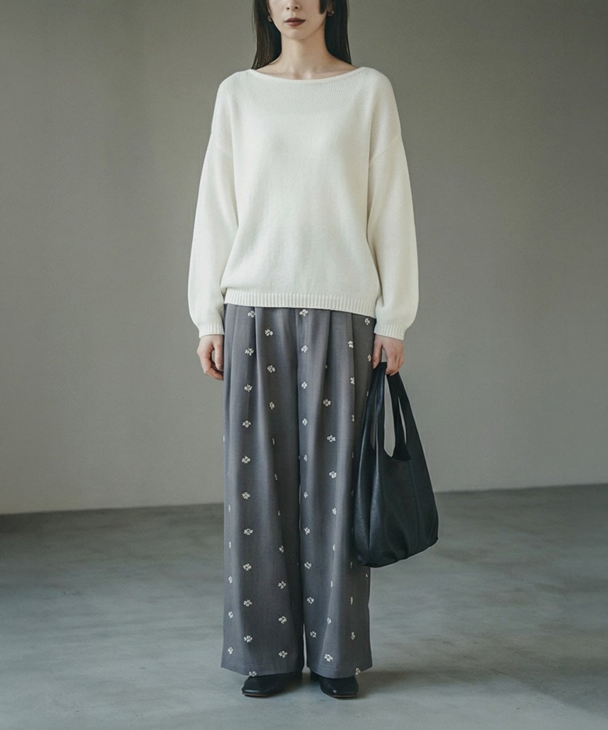 着用イメージ 170cm グレー