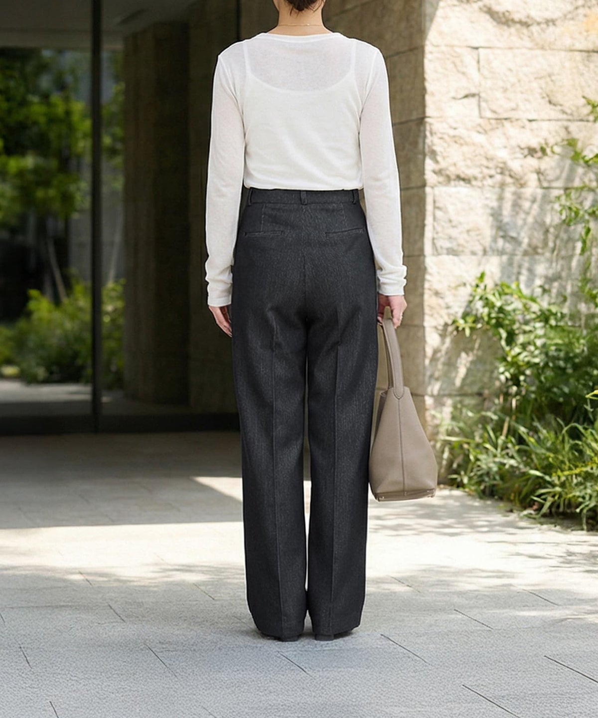 着用イメージ 163cm ネイビー Sサイズ