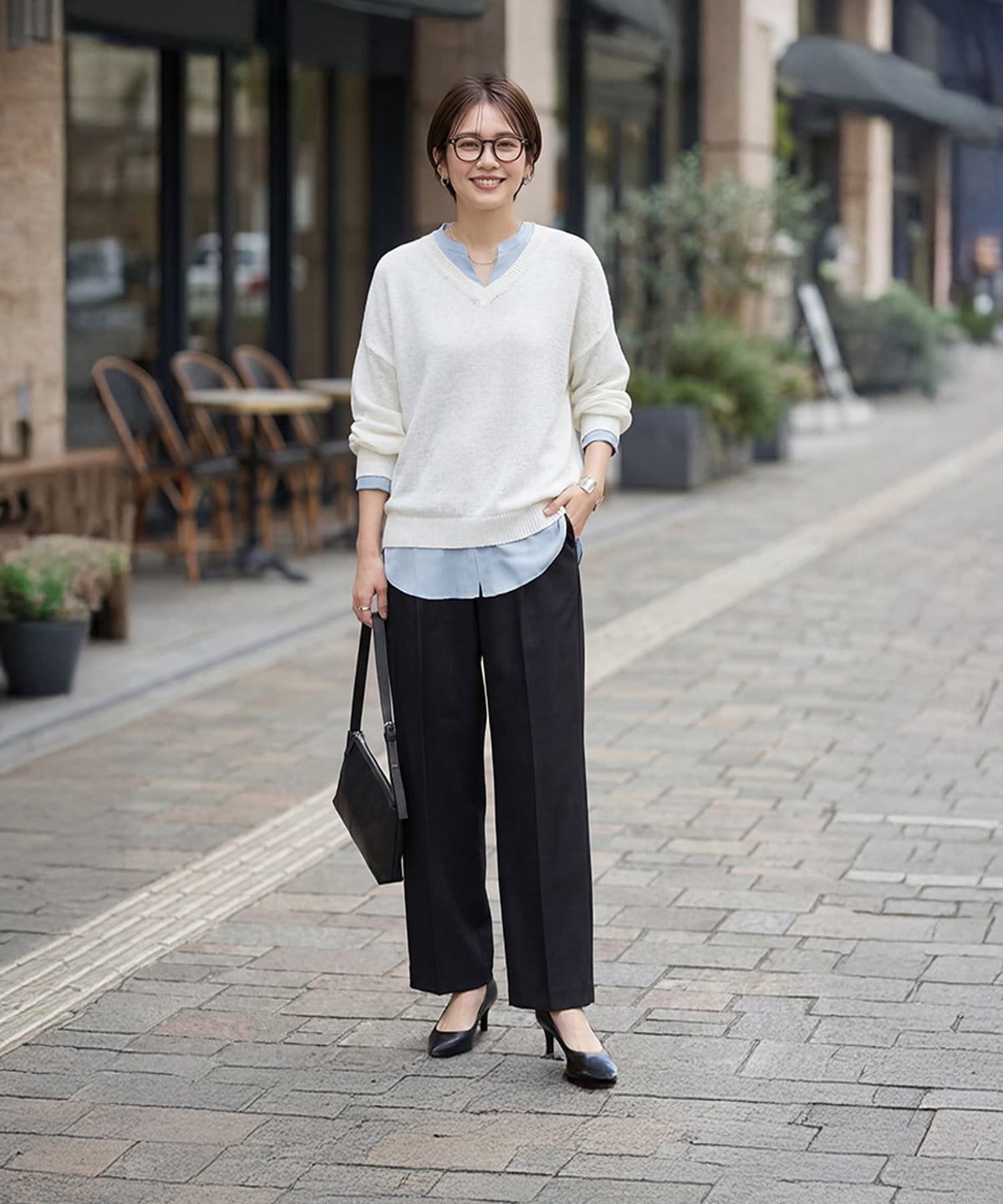 着用イメージ 163cm サックス