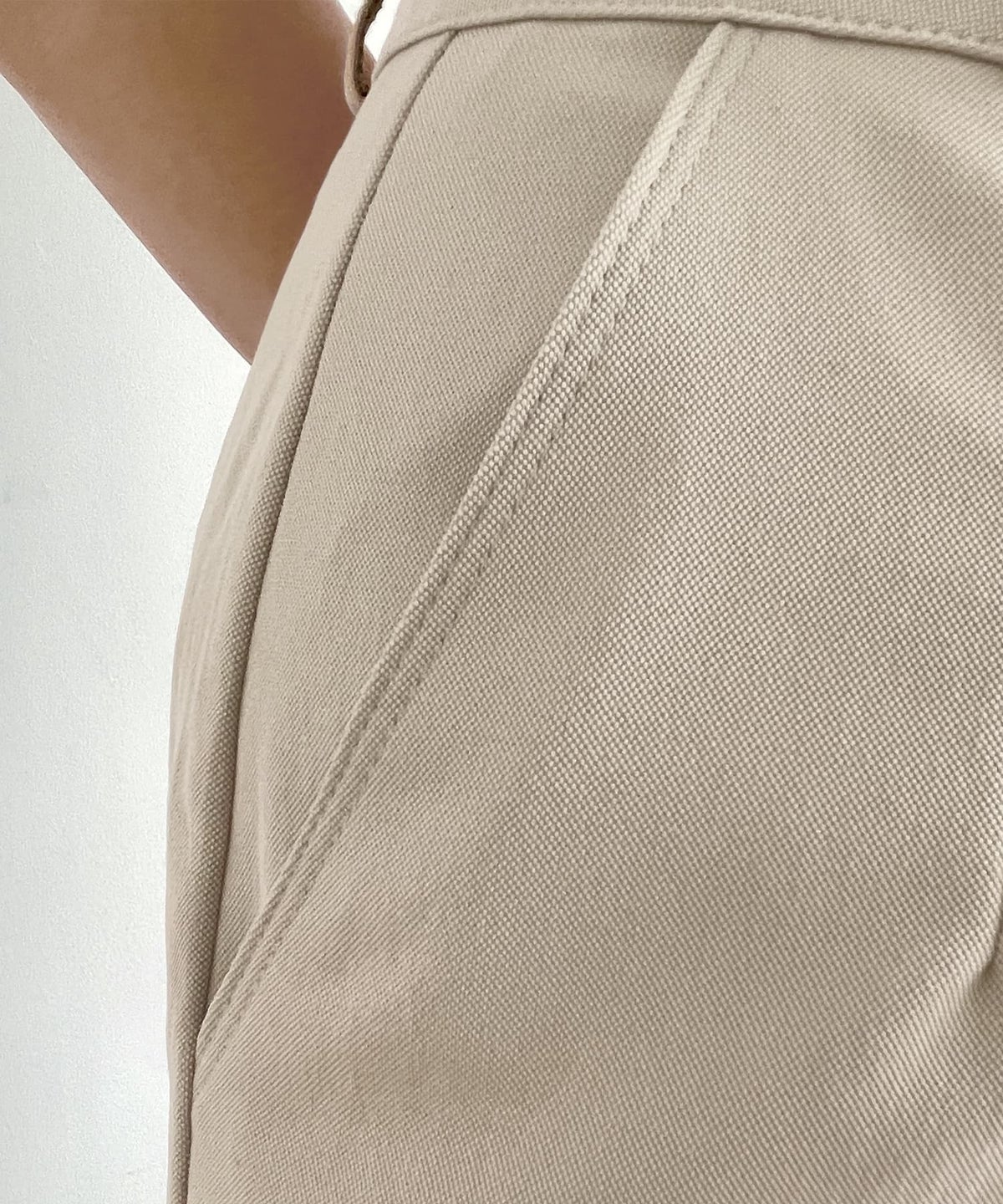 着用イメージ 163cm サンドベージュ Sサイズ