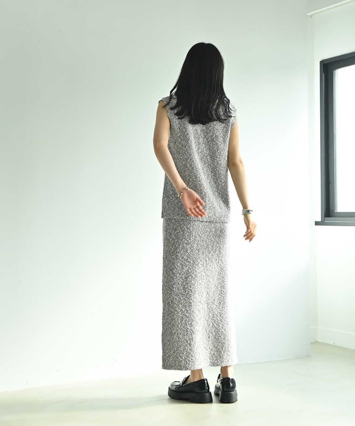 着用イメージ 167cm ミックス