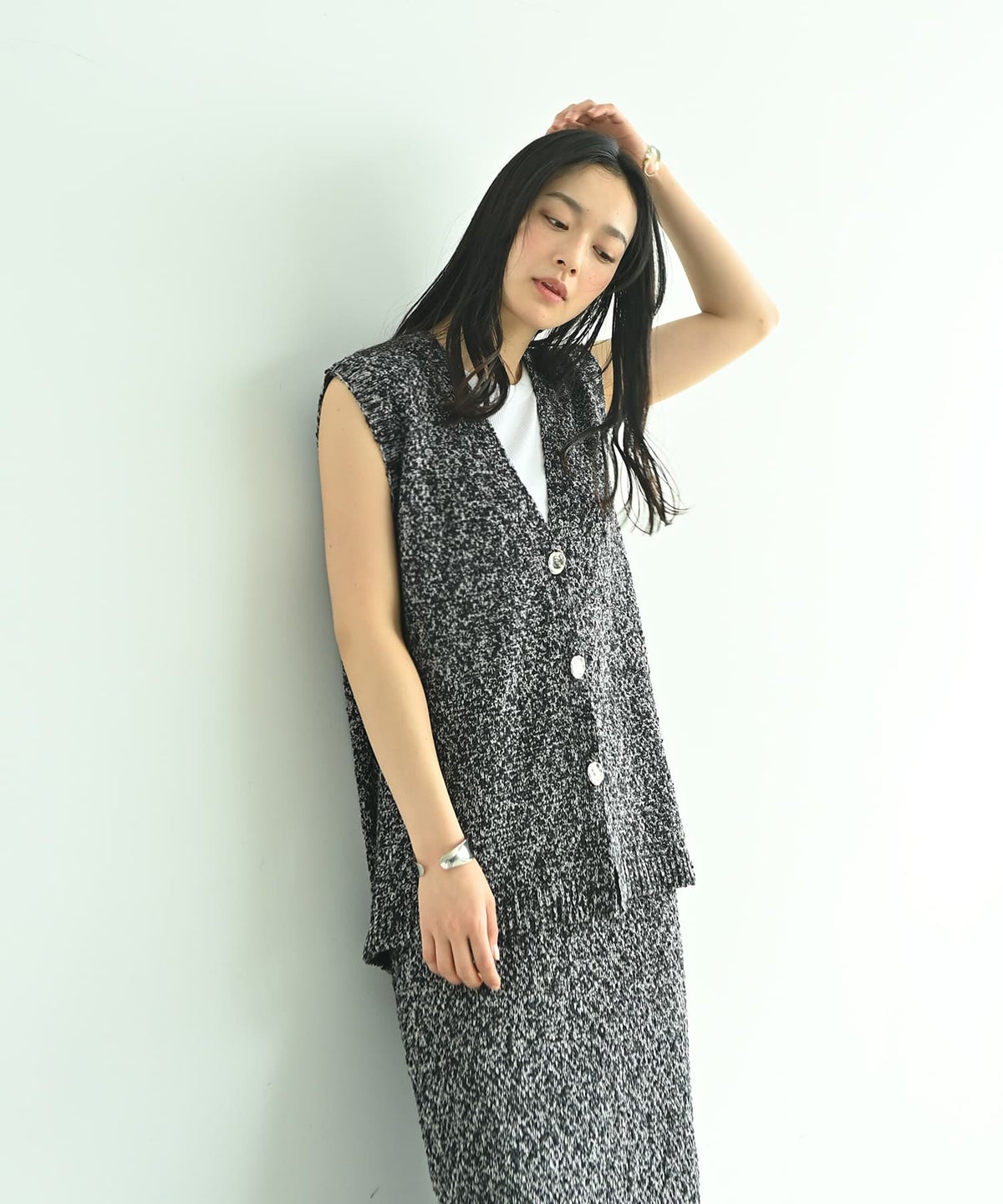 着用イメージ 167cm ブラック