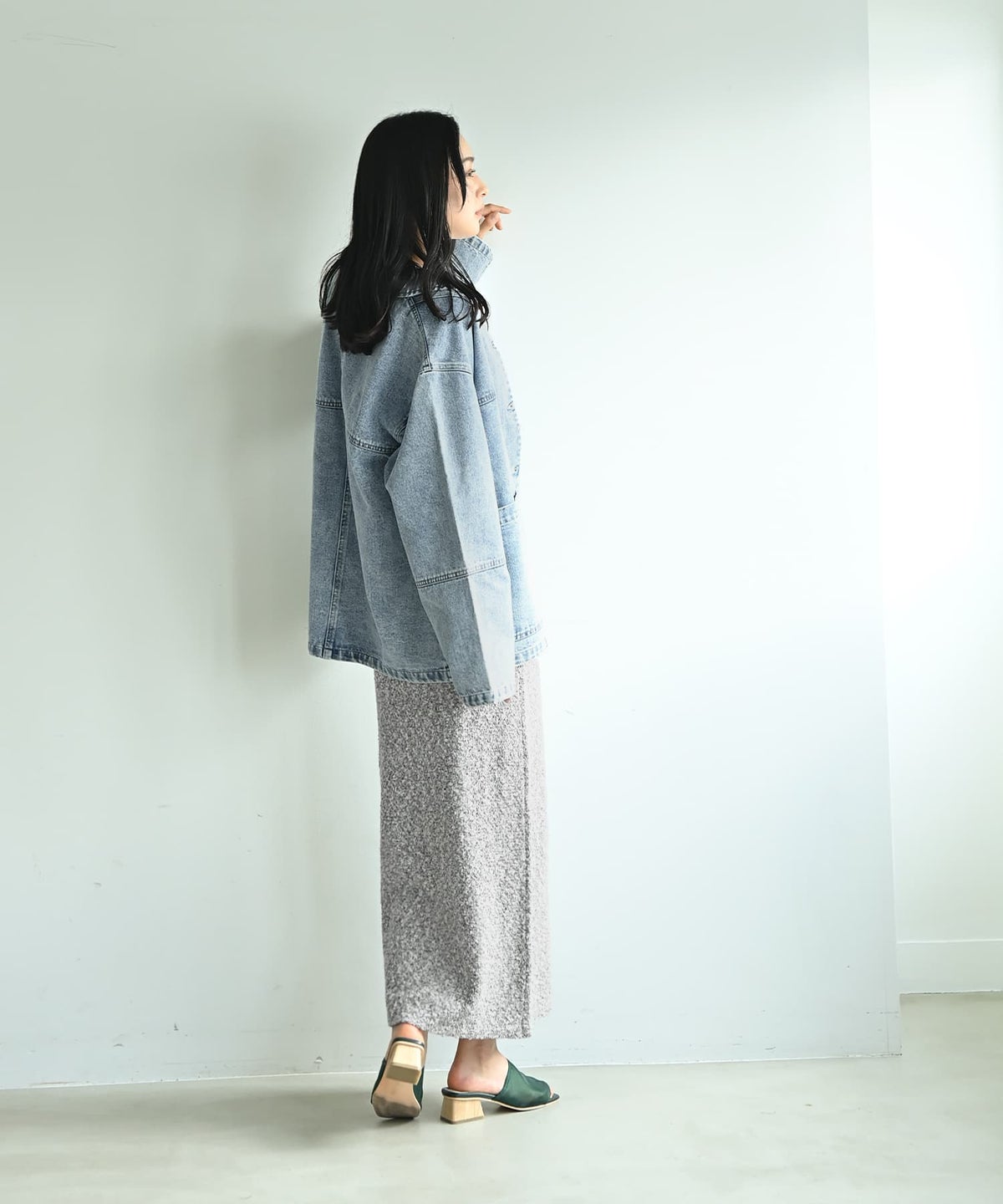 着用イメージ 167cm ミックス