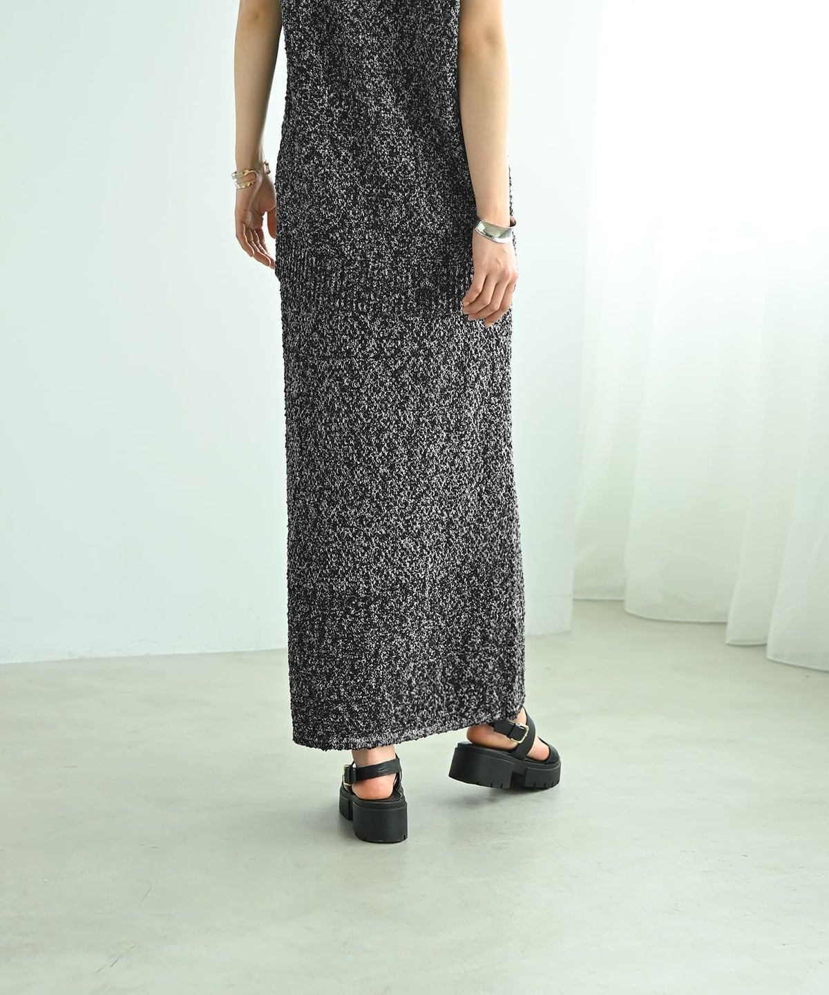 着用イメージ 167cm ブラック