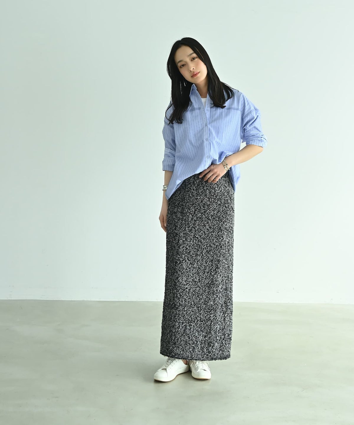 着用イメージ 167cm ブラック