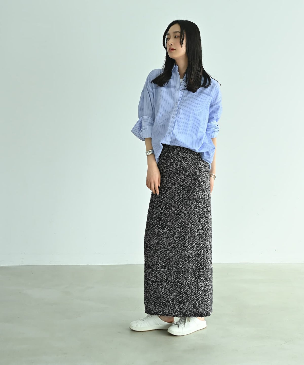 着用イメージ 167cm ブラック