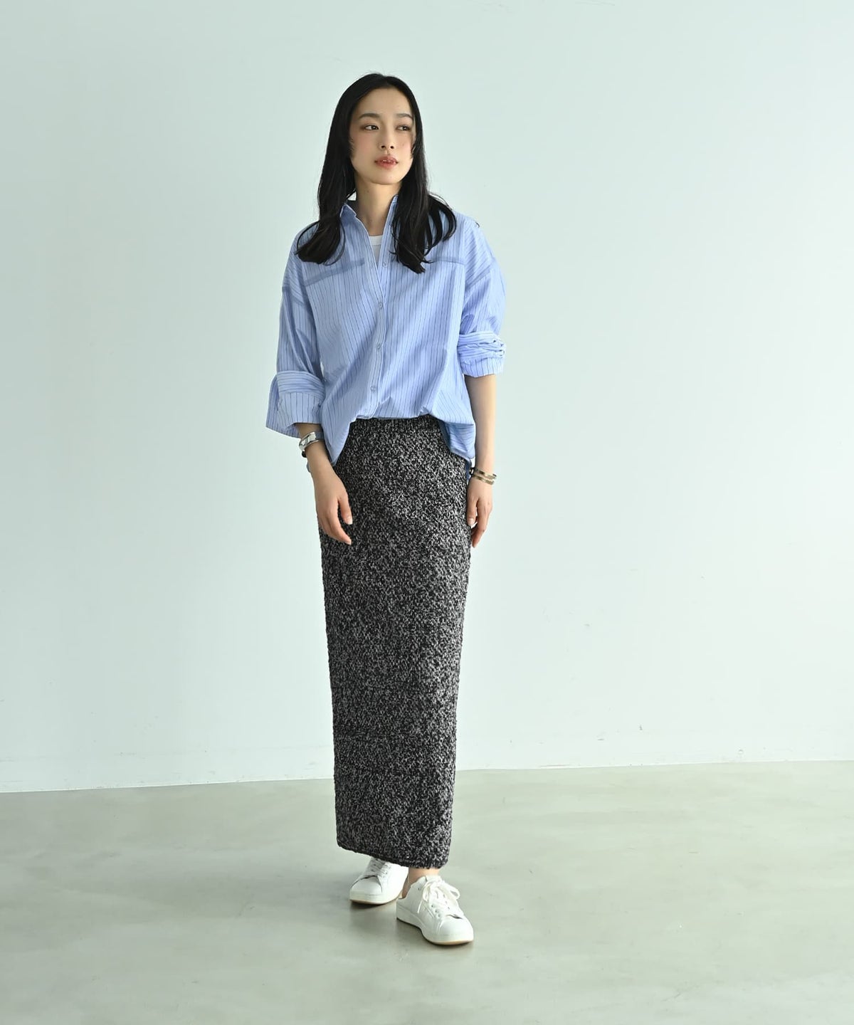 着用イメージ 167cm ブラック