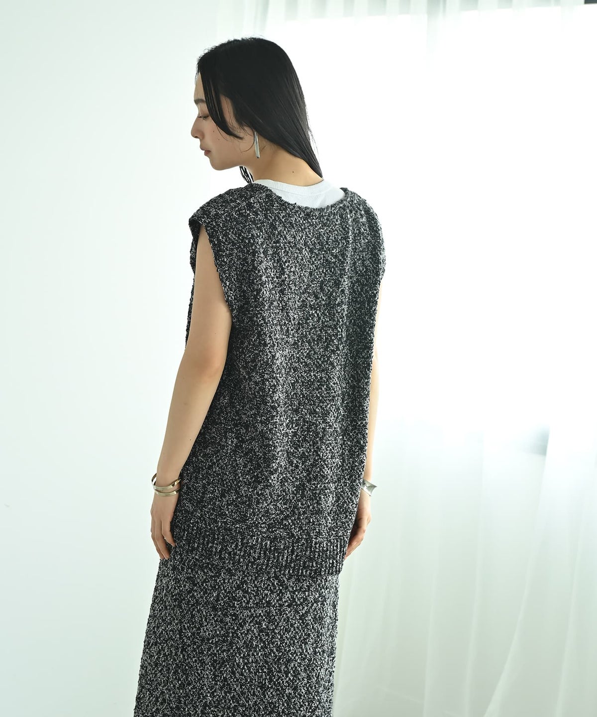 着用イメージ 167cm ブラック