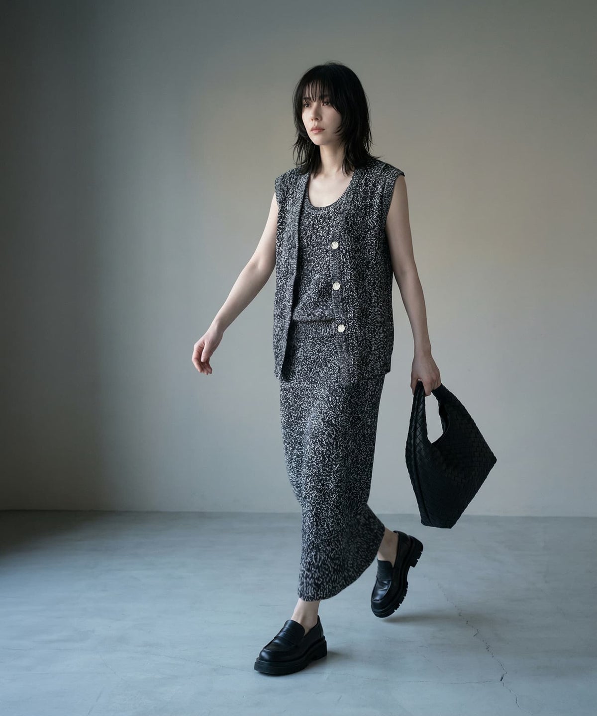 着用イメージ 170cm ブラック