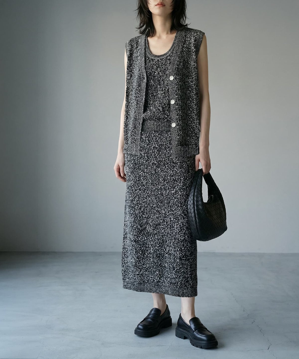 着用イメージ 170cm ブラック