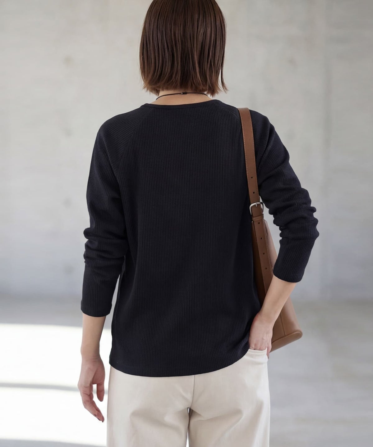 着用イメージ 163cm ブラック