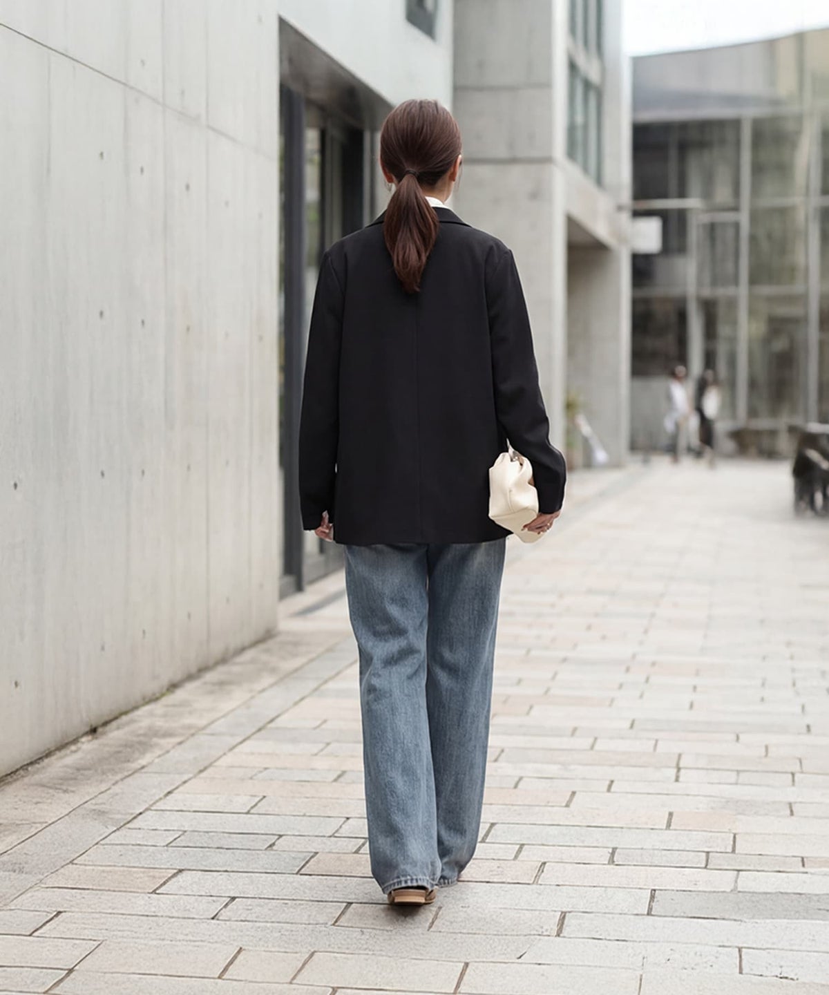 着用イメージ 163cm ブラック