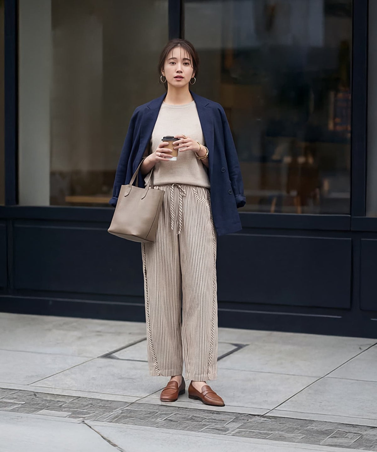 着用イメージ 163cm ナチュラル