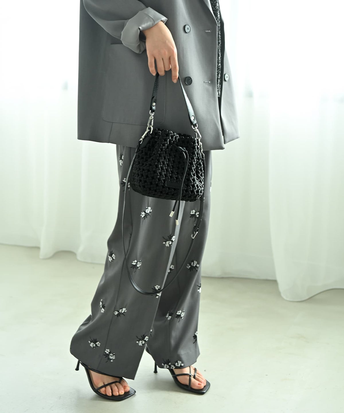 着用イメージ 167cm ブラック