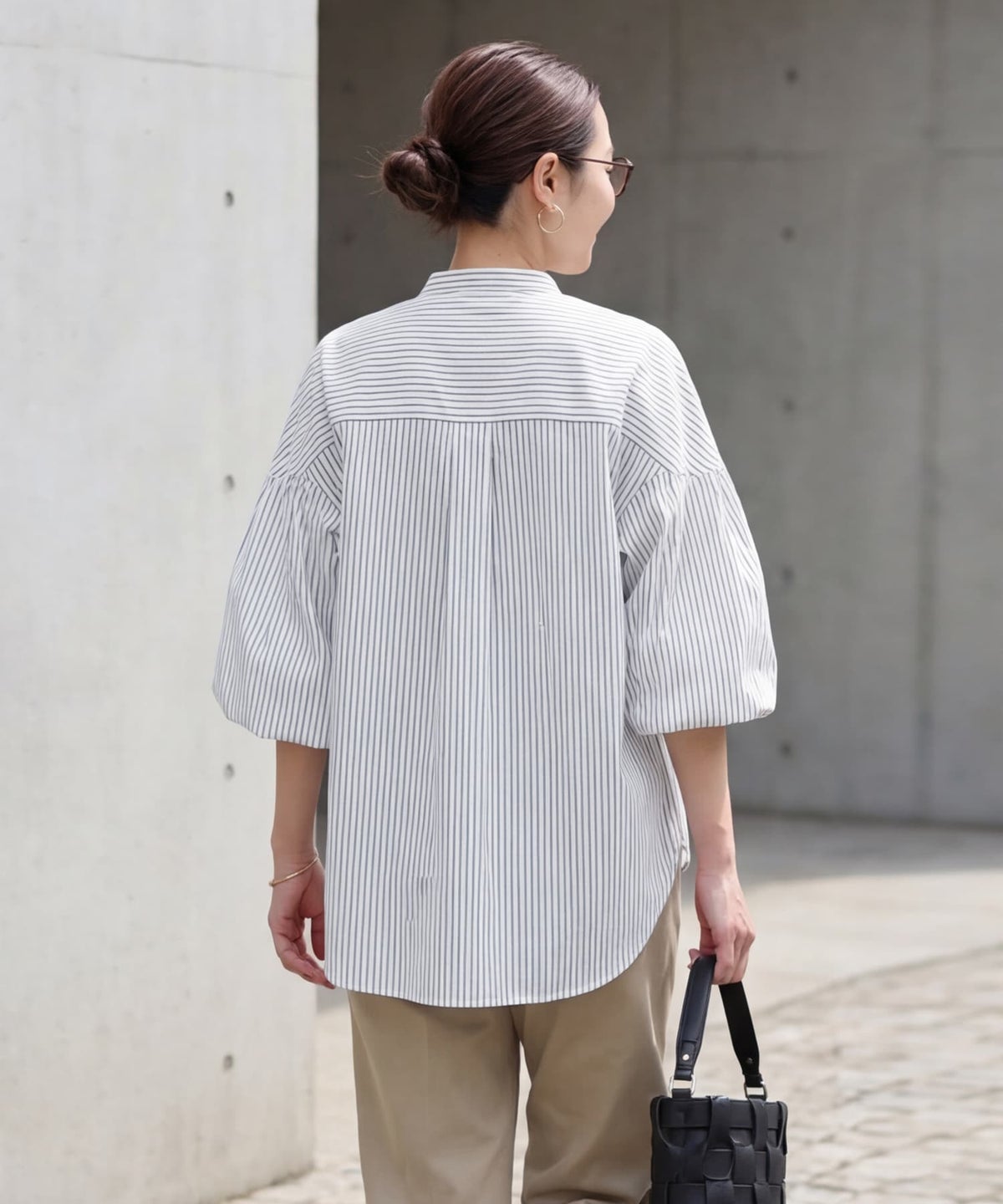 着用イメージ 163cm ホワイト