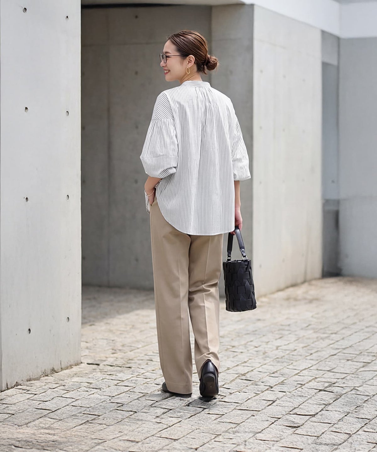 着用イメージ 163cm ホワイト