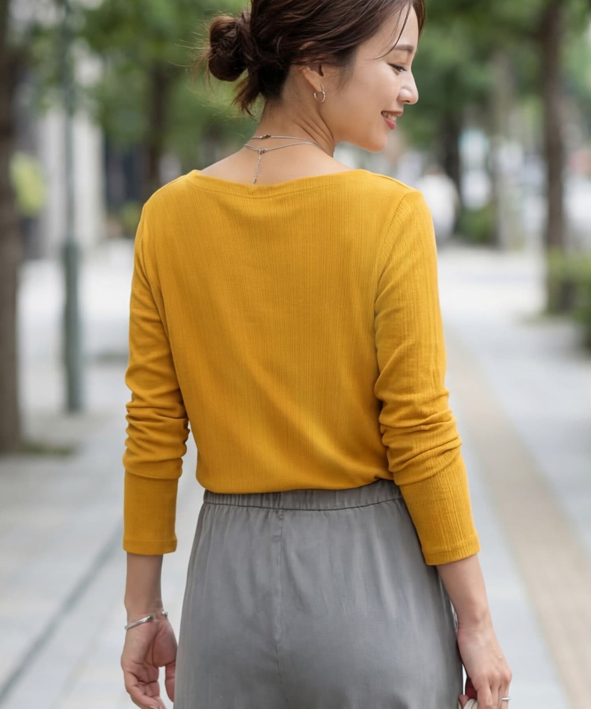 着用イメージ 163cm ヤマブキ