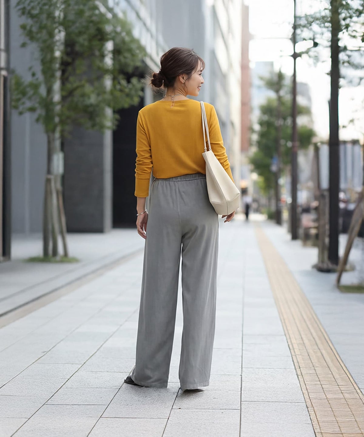 着用イメージ 163cm ヤマブキ