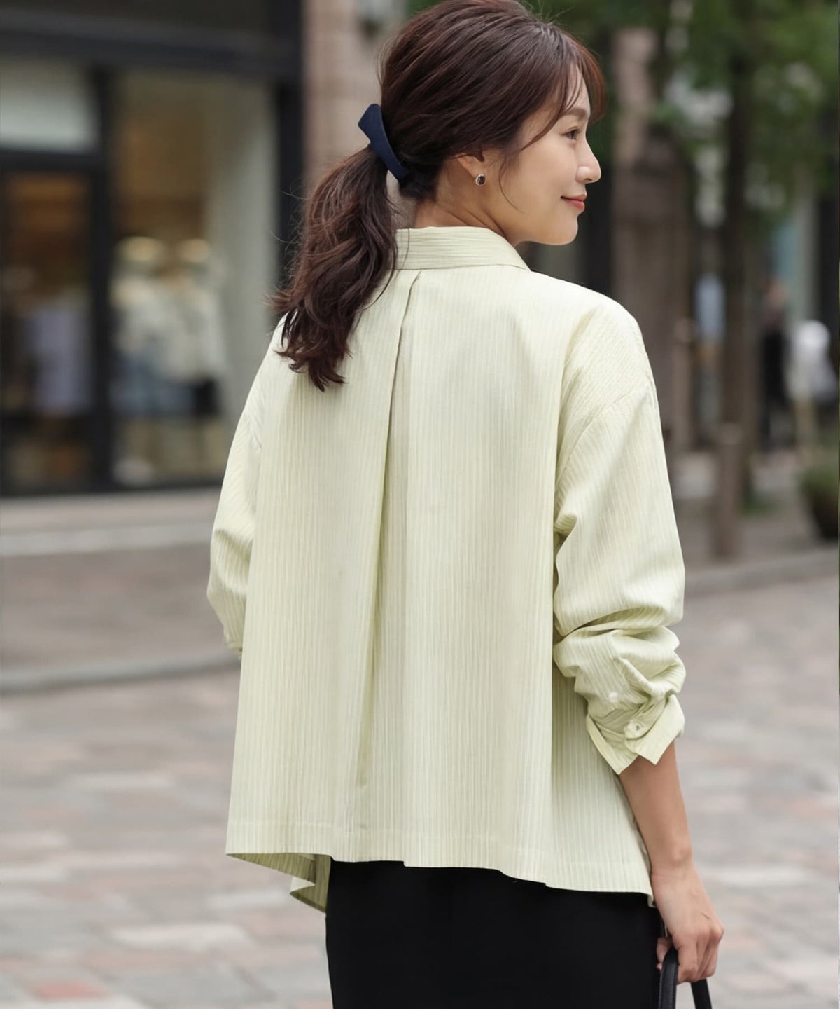 着用イメージ 163cm イエロー