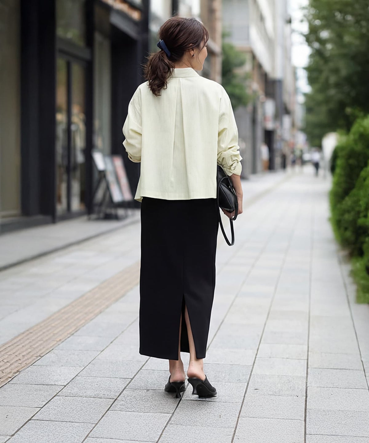 着用イメージ 163cm イエロー