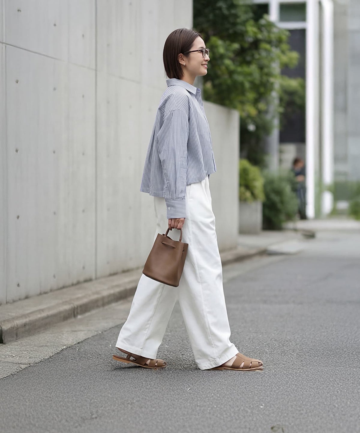 着用イメージ 163cm ブルー