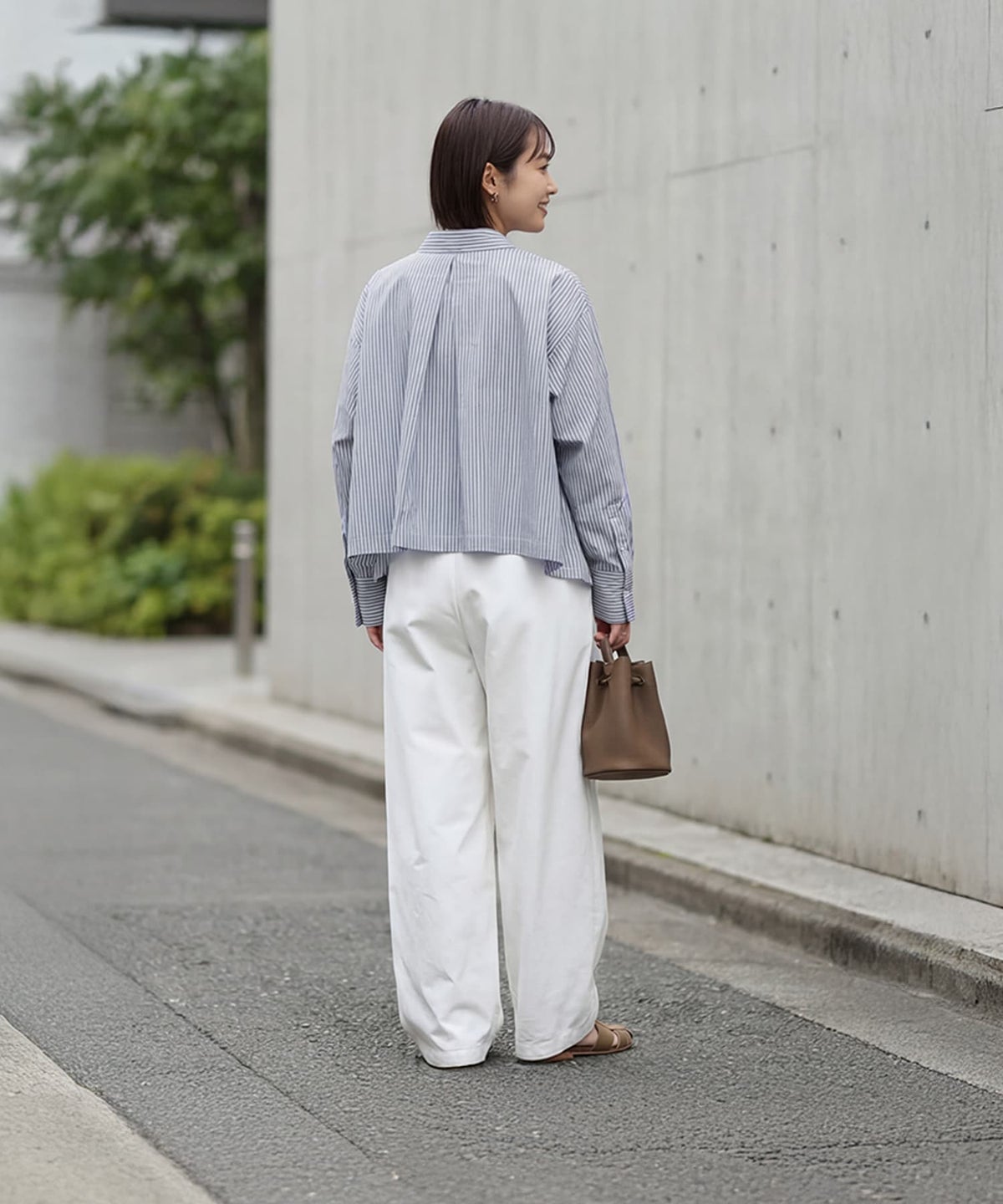 着用イメージ 163cm ブルー