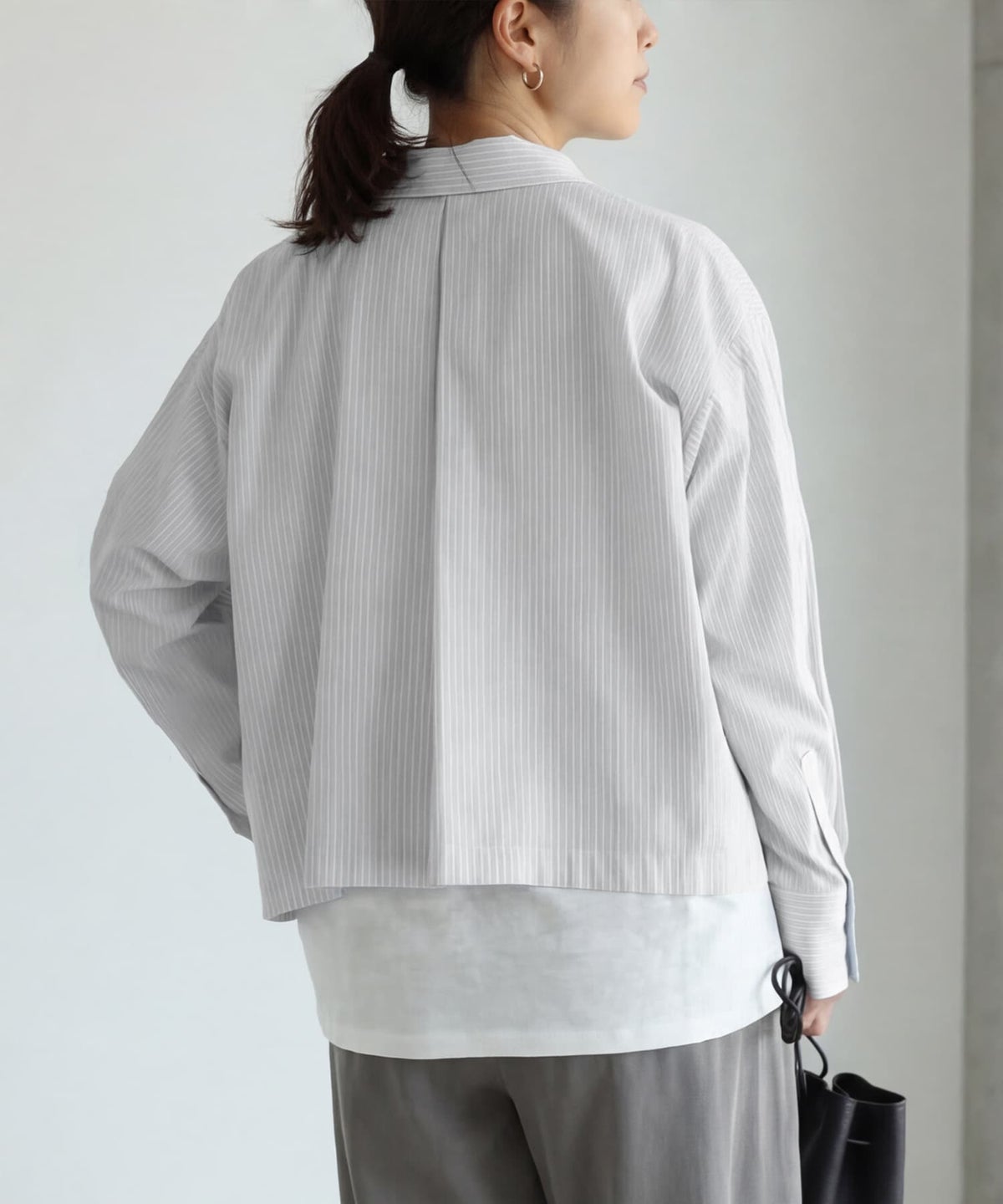 着用イメージ 163cm ホワイト