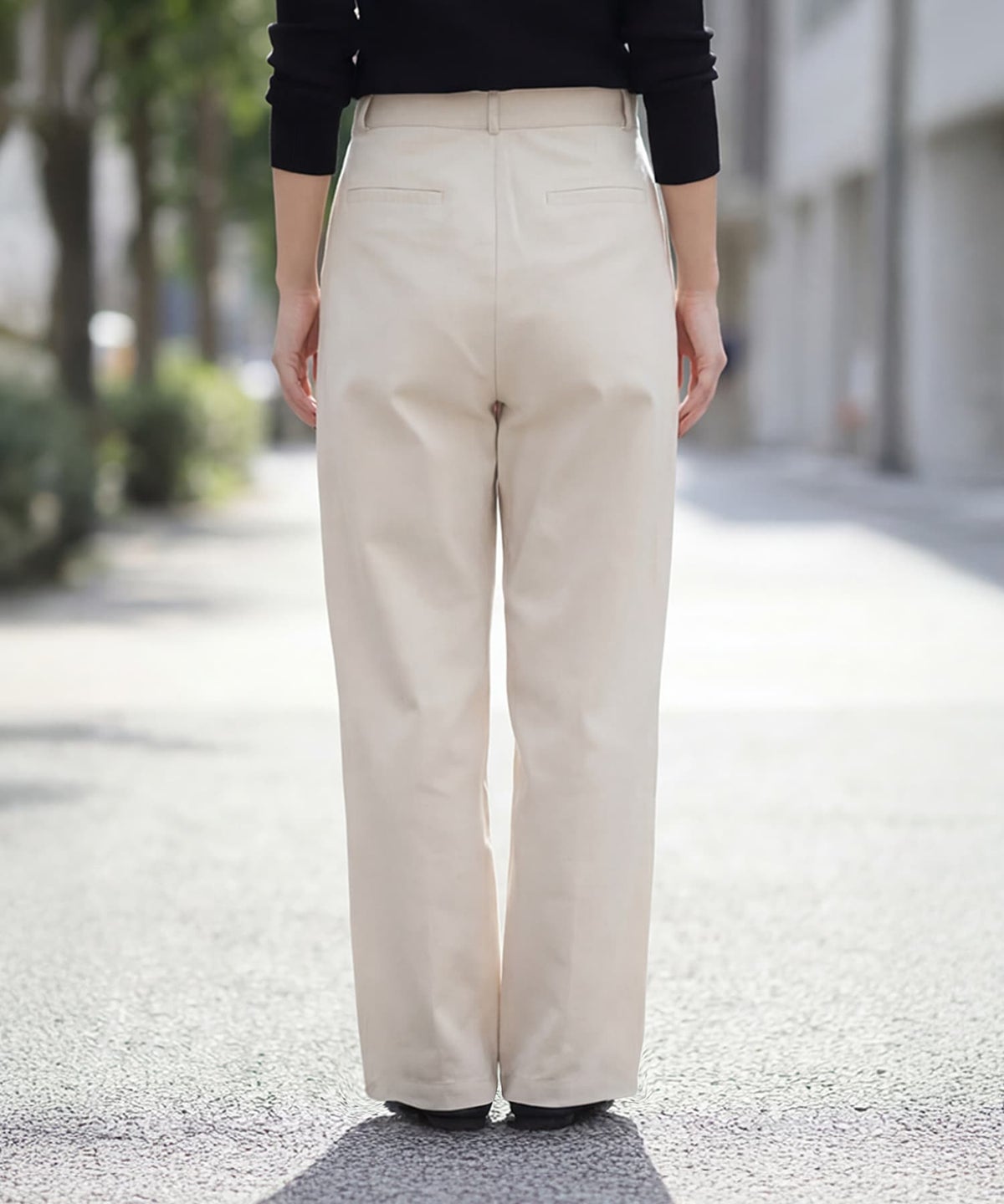 着用イメージ 163cm ブライトベージュ Sサイズ